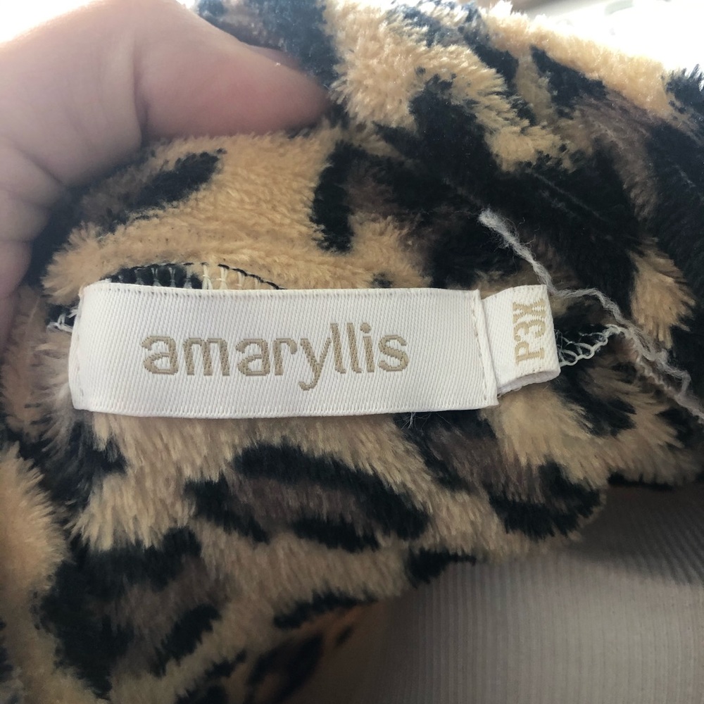 Leopard fleece half zip - Picture 5 of 5